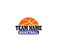 the logo for team name basketball