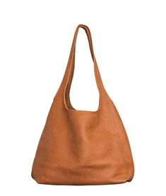 MAYSEY SAC - Ceri Hoover Chic Cognac Shoulder Bag For Shopping, Chic Cognac Textured Leather Hobo Bag, Chic Cognac Hobo Bag, Versatile Hobo Bag With Leather Lining For Shopping, Chic Cognac Hobo Bag For Shopping, Versatile Textured Leather Shoulder Bag For Shopping, Versatile Cognac Hobo Shoulder Bag, Cognac Color, Designer Shoulder Bags