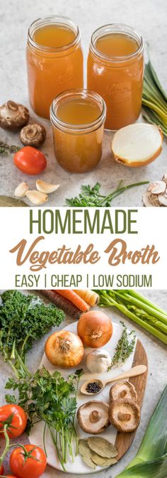 homemade veggie broth is the best way to use it for salad dressing