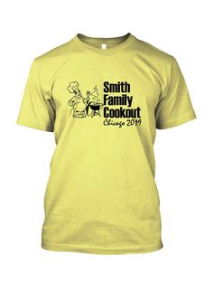 You and your family will be "cookin" wearing this fun t-shirt design for your next family reunion. Get Free Shipping and set-up on all family reunion orders! Short Sleeve Graphic Print T-shirt For Family Events, Custom Print Short Sleeve T-shirt For Family Outings, Family Matching Graphic T-shirt, Family Matching Graphic Print T-shirt For Gatherings, Casual Pre-shrunk T-shirt For Family Events, Fun Short Sleeve T-shirt For Family Reunion, Fun Custom Print T-shirt For Family Reunion, Family Matching Graphic T-shirt For Family Outings, Graphic Print Crew Neck T-shirt For Family Outings