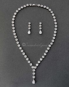 A beautifully traditional design of marquise hearts and pear drops. A wonderful choice for a wedding or any special occasion. the necklace is 18.5 inches long, the earrings are 1.75 inches long. Available in gold, rhodium or rose gold plating, grade AAA CZ, lead and nickel free. Prom Necklace, Crystal Wedding Necklace, Wedding Jewelery, Real Diamond Necklace, Teardrop Jewelry, Prom Necklaces, Makeup Images, Wedding Necklace Set, Diamond Jewelry Set