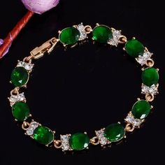 Crystal Rhinestone Emerald Agate Bangles Bracelet...Very Stylish...New All Offers Are Welcome...Smoke Free Home...Please Make Me An Offer Party Crystal Gemstone Bracelets, Green Cubic Zirconia Crystal Bracelet, Green Stone Bracelets For Party, Elegant Green Crystal Gemstone Bracelet, Elegant Green Crystal Bracelets, Green Crystal Round Bracelet For Parties, Green Crystal Bracelets For Party, Green Round Crystal Bracelet For Party, Green Crystal Bracelet For Party