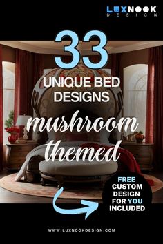 Mushroom Themed Beds: Nestle into Nature’s Whimsical Charm