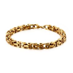 DUBAI GOLD STAINLESS STEEL BYZANTINE CHAIN BRACELETS FOR US $14.95: AN IRRESISTIBLE OFFER Yes, that's right.  Dubai Gold Stainless Steel Byzantine Chain Bracelets, one of our most popular items in the Men's Bracelets category, is on sale for only US $14.95! At this store, we want you to get the best quality and selection for the best price. So, let’s see what makes our offer on the Stainless Steel Byzantine Chain Bracelet so special! SEE MORE DETAILS Material: Metal Gender: Men Sounds tempting, Byzantine Chain, Don Draper, Birthday Fashion, Chain Bracelets, Bracelet Collection, Metal Bracelets, Chain Link Bracelet, Bracelet Designs, Link Bracelets