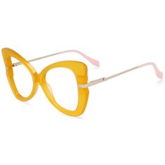 CCspace Women's Full Rim Oversized Acetate Alloy Butterfly Frame Eyeglasses 54326 Full Rim CCspace C3orange China Frame Eyeglasses, Butterfly Frame, Butterfly Shape, Oversized Silhouette, Beauty Accessories, Glasses Frames, Investment, Bathing Beauties, Social Media