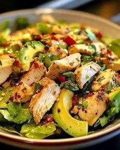 Grandma’s Cooking Recipes 🍟🍕🍖🥘 | Avocado Chicken Salade  | Facebook