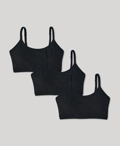 everyday strappy scoop bralette 3-pack. Super soft organic women's Everyday Strappy Scoop Bralette 3-Pack from Wear PACT. Fair Trade Factory. Personal Marketing, Fair Trade, Bralette, Organic Cotton, Clothes