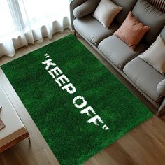 Wet Grass Style Keep Off Area Rug, Keep Off Rug, Keep Off, The Keep Off Rug, Wet Grass Keep Off, Green Color Keep Off Rug z26 WARNING: 1.3x2 ft // 40x60cm is our smallest measurement. Make sure you choose the correct size before ordering. Hello Dear Customers, * We can print any print you want on the rug. * It does not contain any substances harmful to health, you can use it safely and peacefully for your child and yourself. * Hypoallergenic, quality printed, lint-free, washable. * You can make a difference in your home with rugs designed according to your taste. * Since these rugs do not have hair growth or similar disadvantages, you will not have all the energy, do not worry. *Our product is produced with 3D digital printing technology. * When you want to wash it, we recommend that you w Grass Rug Bedroom, Wet Grass Rug, Keep Off Rug, Grass Rug, The Keep, Rug Bedroom, Hello Dear, Keep On, Rug Design