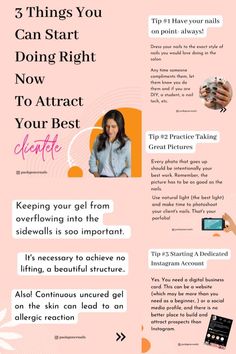 Strategies to start building a clientele as a nail tech Online Organization, Find Clients, Digital Business Card, You Better Work, Find People, Enjoy Today, Great Pictures, 3 Things