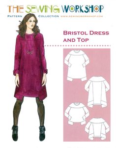 the sewing workshop bristol dress and top pattern