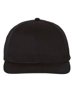 Pro Twill Snapback Cap - BLACK - M/L | Richardson Pro Twill Snapback Cap in Black Size Medium/Large | 60/40 cotton/polyester Monogram Hats, Medical Bag, Kids Corner, Black Cap, Backpack Tote Bag, Work Wear Women, Charcoal Black, Custom Embroidery, Hat Shop