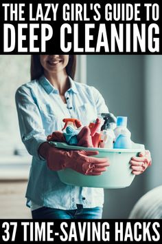 How to Deep Clean Your House Fast | While it may not be possible to deep clean your house in a day, you can certainly do it in a week with this collection of tips and life hacks! Whether you’re cleaning before baby arrives, getting ready to sell your home, or just want to know how to get every room in your house sparkling clean using simple and safe ingredients like baking soda, hydrogen peroxide, and white vinegar, this post is for you! #deepcleaning #cleaninghacks #howtodeepclean Before Baby, House Cleaning Tips