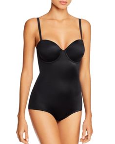 Spanx Suit Your Fancy Convertible Bodysuit Elegant Contoured Bodysuit, Elegant Contoured Underwire Bodysuit, Elegant Full Coverage Bodysuit With Lined Body, Elegant Full Coverage Lined Bodysuit, Elegant Solid Color Sculpting Bodysuit, Elegant Sculpting Solid Bodysuit, Elegant Shaping Swimwear With Lined Body, Elegant Shaping Bodysuit In Solid Color, Elegant Shaping Bodysuit