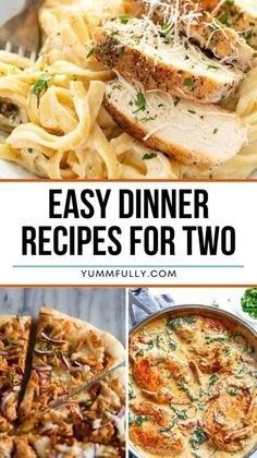 easy dinner recipes for two that are delicious