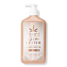 Glow Getter Herbal Body Moisturizer with Shimmer - GLOW GETTER HBL BODY MSTR 17.0OZBenefitsHemp Seed OilVitamin EShea ButterSweet Almond OilMicaFeaturesHelps to add multi-dimensional shimmer all over the body. Skin is immediately hydrated and illuminated with Hemp Seed Oil and ethically- sourced MicaFormulated WithoutParaben FreeTHC freeGluten freeCruelty free - Glow Getter Herbal Body Moisturizer with Shimmer Best Body Moisturizer For Glowing Skin, Glow Lotion, Glow Getter, Hemp Seed, Hemp Seed Oil, Beauty Basics, Beauty Body, Gold Shimmer, Body Moisturizer