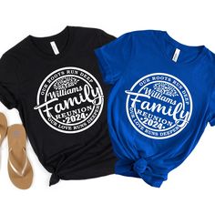 This matching personalized family tree shirt is the perfect shirt for your family reunion! Our family name graphic tee is great for matching reunion or vacation shirts. AT CHECKOUT: (1) Shirt Size (2) Shirt Color (PICTURED:  Black and Royal Blue) This listing is for a shirt only; any other items pictured are not included.  SHOP POLICIES  ❀ Please LAUNDER inside out on gentle cycle to ensure longevity. Iron inside out. ❀ See the listing photos for the SHIRT SIZING CHARTS and order accordingly. Shirts will be produced in the size the customer selects and this shop is not responsible for replacing/refunding shirts due to customer ordering wrong size. The t-shirts are unisex, so if you prefer a more fitted look for the t-shirt, you may want to size down 1 size. ❀ Our CURRENT PRODUCTION TIME is Family Reunion Tshirt Design, Family Tree Shirt, Reunion Tshirt Design, Family Reunion Shirts Designs, No Family, Group Trip, Travel Tshirt, Family Reunion Shirts, Reunion Shirts