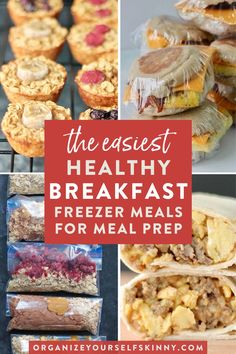 the best healthy breakfast freezer meals for meal prepping and storage ideas to keep you on track