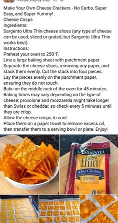 the instructions for how to make homemade cheesy tortilla chips with cheese