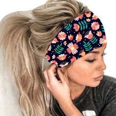 Women Print Headband Elastic Head Wrap Hair Band Bandana Headband Features: MaterialIt is made of high quality materials, durable enough for your daily wearing. FeaturesHeadband, Baggy loose fitting, Casual chic style, Print. StyleStylish and fashion make you more attractive. MatchThis Headband can be worn as a casual Headband for daily wear, or it can be worn at sports. OccasionsIt can be worn with casual other clothing. Description: Season: All seasons Gender: Women Material: Polyester Decorat Sweat Headbands, Rose Flower Print, Yoga Hair, Sport Hair, Headband Men, Wrap Hair, Hair Band Accessories, Bandana Headband, Yoga Headband