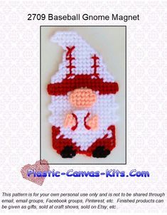 a crochet pattern for a baseball gnome