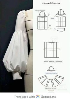 the instructions for how to make an origami dress