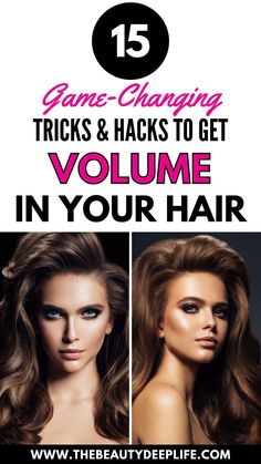 Are you tired of flat, lifeless locks? Discover game-changing tricks and hacks to add more volume to fine hair! These easy tips will transform your hair care routine and give your tresses the boost they deserve. Perfect for fine-haired individuals and volume-seekers looking for simple solutions. Try these volume hacks & products today and say hello to fuller, bouncier hair! #HairVolume #VolumeHacks Bouncy Hair, Hair Care Routine, Hair Health