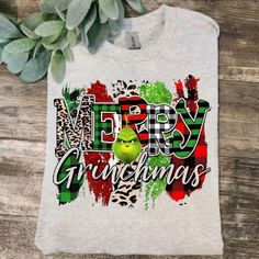 Cute Design ! Custom Made And Will Ship Within A Few Days! On Gildan Unisex Short Sleeve Check Out My Page For More Designs Grinch Shirts For Women, Nutcracker Shirt, It's My Birthday Shirt, Grinch Shirts, Urban Graffiti, Orange T Shirts, Cat Tee, Blue Sparkles, Kids On The Block