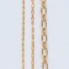 Material: 18K gold plated on brass, color not easily tarnish, lead nickel free Quantity: 1 meter=3.3 feet Size: 2/ 2.5 /5mm thick, you choose size (see Pic 2) (oval link size: 2x3.5mm, 2.5x4.5mm, 3.4x6.3, 5x9mm) ❤ See more chains here: ❤ https://www.etsy.com/shop/Nbeads?ref=hdr_shop_menu&search_query=LK Gold Oval Link Figaro Chain Bracelet, Gold Figaro Chain Bracelet With Oval Links, Gold Figaro Chain Necklace With Rectangular Links, Gold Cable Chain Necklace For Jewelry Making, Gold Chain Bracelet With Figaro Chain And Rectangular Links, Gold Figaro Chain Link Necklace, Gold Figaro Chain Necklace With Oval Links, Split Ring, Faceted Crystal