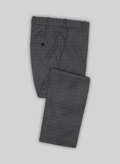 Arrive in style for any special occasion by donning our Bristol Sevea Gray Checks Pants for a unique and modish feel. Crafted from pure wool fabric, the gray plaid design offers a fresh take on formal attire. The pants exude refined elegance, elevating your fashion game to the next level.  Look Includes   Bristol Sevea Gray Checks Fabric  Cross Pocket  Flat Front  Two Welted Back Pockets   
 You can change the look during customization if required. 
 
 Lining: Viscose; Dry Clean. Elegant Plaid Pants For Business, Tailored Plaid Pants For Formal Occasions, Elegant Plaid Business Casual Pants, Elegant Plaid Pants For Business Casual, Elegant Fitted Plaid Pants, Elegant Fitted Plaid Bottoms, Classic Fitted Plaid Pants, Elegant Gray Wool Pants, Elegant Plaid Pants For Formal Occasions