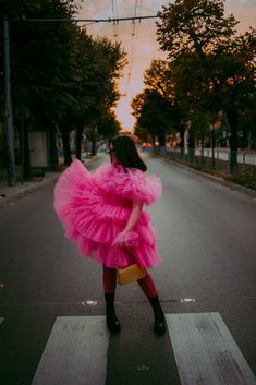 "Pink Tulle Dress/ Birthday Dress/ Puffy Dress/ Short Tulle Dress/ Amazing Tulle Dress/ Photo Session Dress/ Think Pink/ Hot Pink Dress LIMITED AVAILABILITY   Tracked worldwide shipping Made of Pink/ Bubble Gum luxury Italian Tulle, 12 m/ 40ft, that gives more volume and perfect girly FEELING. 💝The dress is made with ruffles in front and at the backside.  💝The length of the dress is 100 cm/ .  💝There is much of tulle on bust and skirt area and there is no lining. Dress is READY TO SHIP & avai Pink Puff Dress, Puffy Dress Outfit, Tulle Dress Outfit, Tulle Dress Photoshoot City, Pink Tule Mini Dress, Fun Pink Tulle Tutu Dress, Big Tulle Dress Photoshoot, Hot Pink Tulle Dress, Luxury Pink Tulle Dress