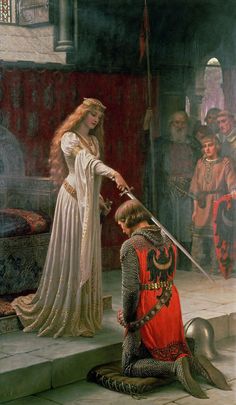 Celebrate the chivalric romance of the medieval era with "The Accolade" by Edmund Leighton. This iconic 1901 painting, depicting a knight being honored by a noble lady, is a timeless symbol of honor and valor. Available in multiple formats, this artwork will bring a touch of historical elegance to any space. 🖼️ About the Artist: Edmund Leighton was a renowned English painter known for his romanticized depictions of medieval and historical scenes. "The Accolade" is one of his most celebrated wor Edmund Leighton, The Accolade, Medieval Princess, Pre Raphaelite Art, Medieval Paintings, Rennaissance Art, Classic Artwork, 3d Hand, Historical Painting