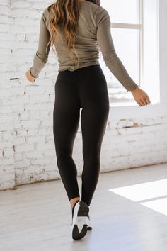 We are obsessed with our Lululemon inspired Brinkley Align Leggings and you will be too! From the wide waistband and stretchy fabric to the longer length, buttery soft fabric, and easy to wash, what's not to love? Our leggings are so comfortable and easy to move around in you'll find a way to wear them every day! Model Info: Models are 5'7", Size 2, wearing smalls Fabric: 80% Nylon 20% Spandex Align Leggings, Fall Leggings, Sweaters Cardigan, Muslim Women Hijab, Branding Ideas, Semi Formal Dresses, Fall Clothes, Grey Leggings