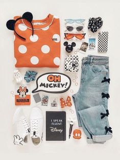 Disneybound Outfits, Disney Trip Outfits, Disney Outfits Women, Disney Wear, Mickey Mouse Outfit, Mouse Outfit, Disney Themed Outfits, Cute Disney Outfits, Disney World Outfits