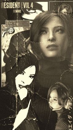 an advertisement with two women in black and white, one wearing a turtle neck sweater