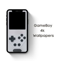 an iphone case with a video game controller on the back and text that reads, gameboy 4k wallpapers