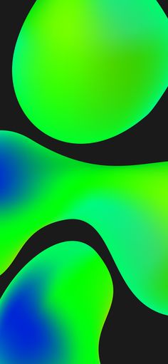 an abstract green and blue background with wavy lines on the bottom right hand corner,