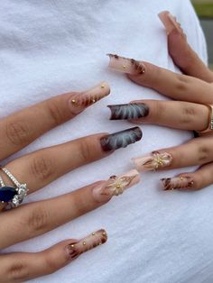 follow me on insta @clawedbymk Nail Art Designs 2024, Long Nails Design, Trending Nail Art Designs, Bad Nails, Nails 2018, Nail Acrylic, Sassy Nails, Soft Nails