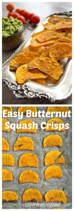 homemade easy butternut squash chips recipe with step by step instructions