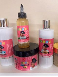 Our Kids Hair Growth Set Include : Hair Growth Butter enriched in Chebe ,hibiscus and Jasmine oil Kids hair growth oil  Kids Honefied Black soap Shampoo Kids Hibiscus Leave in Conditioner Black Soap Shampoo, Jasmine Oil, Black Soap, Growth Oil, Kids Hair, Hair Growth Oil, Leave In Conditioner, Leave In, Kids Hairstyles