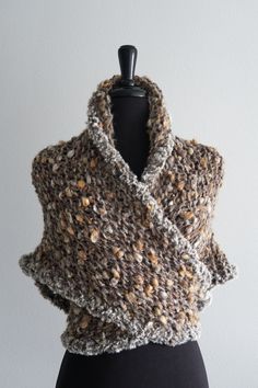 Cozy up in this earth color shawl while watching your favorite TV series or reading Diana Gabaldon's book. I made this shawl from bulky alpaca/acrylic/mohair yarn. Size XS-S: 2-6 US Measurements: Tip to tip: approx.68" (173cm) without tassels Top to bottom: approx.32" (81cm) without tassel You can find more shawls here https://www.etsy.com/shop/KnitsomeStudio/items?section_id=25373486 and here https://www.etsy.com/shop/KnitsomeStudio?section_id=659883 Don't forget to check out my other items! There are many more in my shop -- http://knitsomestudio.etsy.com Copyright © 2024, Knitsome, LLC Cozy Brown Shawl One Size, Cozy One-size Brown Shawl, Brown Knitted Shawl For Fall, Alpaca Brown Shawl For Winter, Brown Alpaca Shawl For Winter, Winter Brown Alpaca Shawl, Brown Knitted One-size Shawl, Brown Alpaca Shawl For Fall, Knitted Brown Scarf For Fall