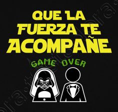 star wars sticker with the words game over and darth vader