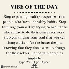 #inspirationalquotes #cosmicenergy
#lightwarriors #energyhealer #souljourney #synchronicities #trustyourpath #theuniversehasyourback #youarepowerful Dont Let Anyone Put You Down Quotes, Bad Habits Quotes, Vibe Of The Day, Trying To Heal, Expectation Quotes, Unhealthy Habits, Habit Quotes, Stop Expecting, Inner Work