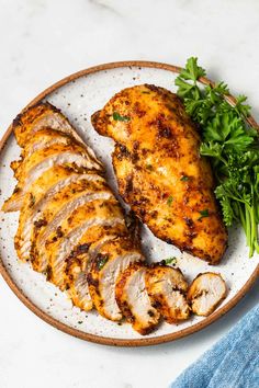 Best Air Fryer Chicken Breast (Without Breading) - Love And Other Spices Best Air Fryer Chicken Breast, Best Air Fryer Chicken, Air Fryer Chicken Breast, Air Fryer Recipes Chicken Breast, Cooking Frozen Chicken, Best Air Fryer, Air Fryer Oven Recipes, Fried Chicken Breast, Air Fried Chicken