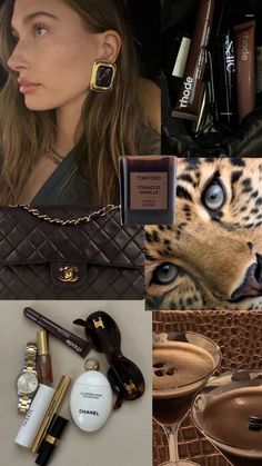 Cappuccino Aesthetic, Wellness Essentials, Becoming Your Best Self, Brunette Aesthetic, Leopard Wall, Rich Girl Aesthetic, Coffee Girl, Chanel Makeup