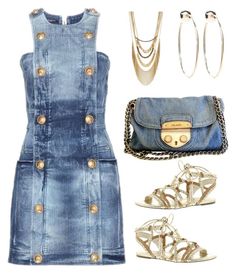 "Denim n gold" by im-karla-with-a-k ❤ liked on Polyvore featuring BCBGeneration, Bebe and Prada Gold Flat Shoes, Fedora Fashion, Denim Handbags, Yellow Necklace, Effortlessly Chic Outfits, Gold Shoes, Fashion 101, Cute Comfy Outfits