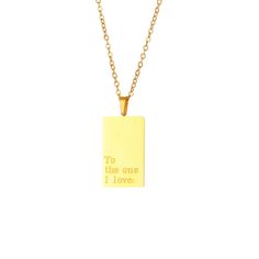 Looking for a piece of jewelry that truly reflects your individuality? Look no further than our 2023 Individuality Message Tarot Necklace Pendant. The trendy square pendant design is unlike anything else you'll find on the market, making it the perfect statement piece for anyone who wants to stand out from the crowd. Unique Design: The square pendant design sets this necklace apart, adding a touch of individuality to your style. High-Quality Materials: Crafted from high-quality 316L stainless st Tarot Necklace, Tarot Card Necklace, Card Necklace, Thank You Customers, No One Loves Me, Party Necklace, Square Pendant, Collars For Women, Geometric Pendant