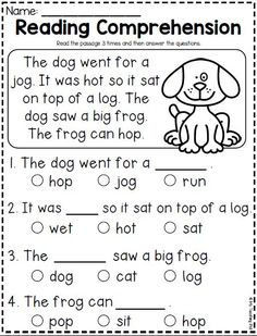 worksheet for reading and writing the word's in order to help students understand what they are reading