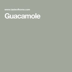 the words guacamole are written in white on a gray background with an orange and