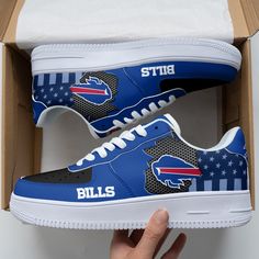 Buffalo Bills Af1 Sneakers 110 Shipping from the US. Easy 30 day return policy, 100% cotton, Double-needle neck, sleeves and hem; Roomy Unisex Fit. Casual Custom Sneakers For Sports Season, Casual Custom Low-top Sneakers With Letter Print, Custom Sneakers With Graphic Print For Sports, Casual Low-top Custom Sneakers For Sports Events, Blue Sports Sneakers With Graphic Print, Blue Graphic Print Sports Sneakers, Blue Casual Sneakers With Graphic Print, Casual Blue Sneakers With Graphic Print, Happy Birthday Shoes