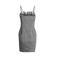 This lattice dress with bodycon and v-neck design can show your sexy perfectly,you can wear it to your party or have a date with your friends,which is very suitable,this dress can make you the most attractive woman at the night.Get one you prefer.Material:CottonColor:BlackSize:S, M, L, XL,XXLS:Bust:68cm,Waist:76cm,Hip:90cm,Length:81cm.M:Bust:72cm,Waist:80cm,Hip:94cm,Length:82cm.L:Bust:76cm,Waist:84cm,Hip:98cm,Length:83cm.XL:Bust:80cm,Waist:88cm,Hip:102cm,Length:84cmXXL:Bust:84cm,Waist:92cm,Hip:1 Fitted Plaid Dresses With Spaghetti Straps, Plaid Fitted Mini Dress For Party, Plaid Mini Dress For Party, Summer Party Plaid Dress, Trendy Plaid Mini Dress For Party, Plaid Mini Dress For Summer Party, Spring Party Plaid Mini Dress, Lattice Dress, Hip Clothes